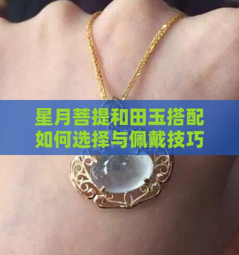 星月菩提和田玉搭配