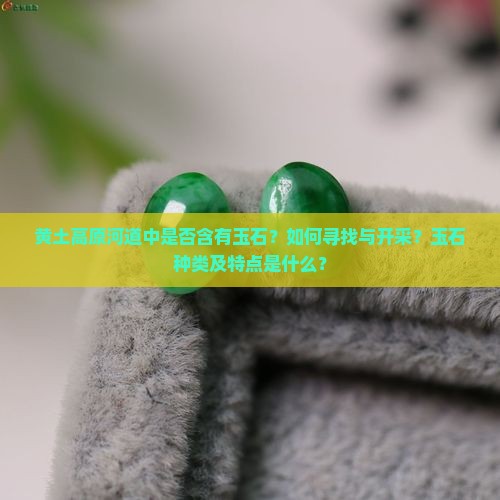 黄土高原河道中是否含有玉石？如何寻找与开采？玉石种类及特点是什么？