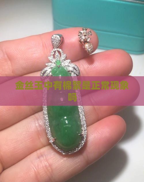 金丝玉中有棉絮是正常现象吗