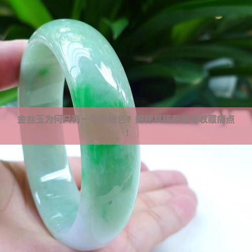 金丝玉为何只有一半是绿色？揭秘其稀有性与收藏痛点！