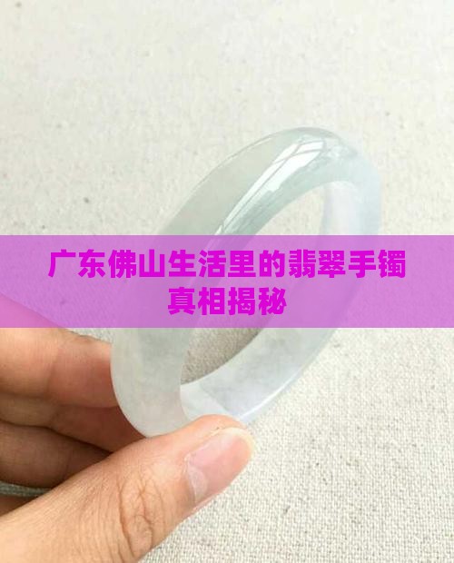 广东佛山生活里的翡翠手镯真相揭秘