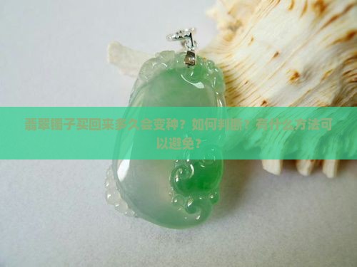 翡翠镯子买回来多久会变种？如何判断？有什么方法可以避免？