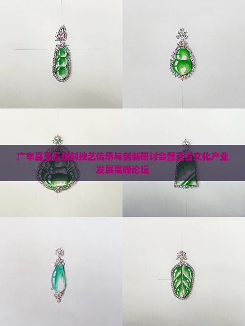 广丰县玉石雕刻技艺传承与创新研讨会暨玉石文化产业发展高峰论坛
