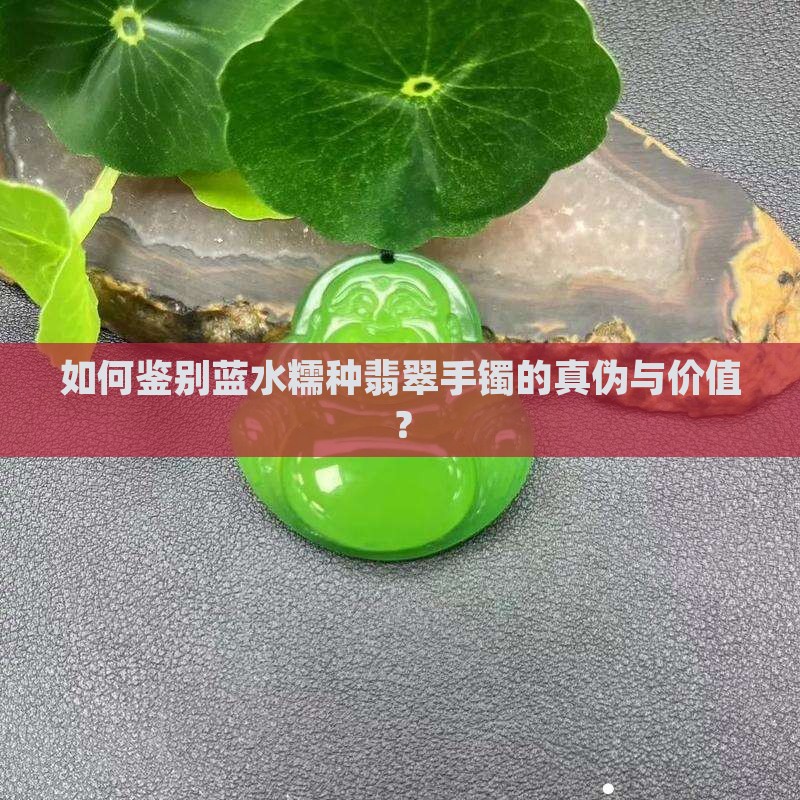 如何鉴别蓝水糯种翡翠手镯的真伪与价值？