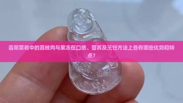 翡翠菜肴中的荔枝肉与果冻在口感、营养及烹饪方法上各有哪些优势和特点？
