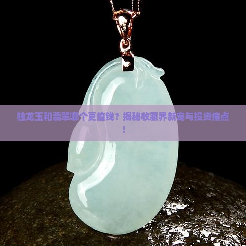 独龙玉和翡翠哪个更值钱？揭秘收藏界新宠与投资痛点！