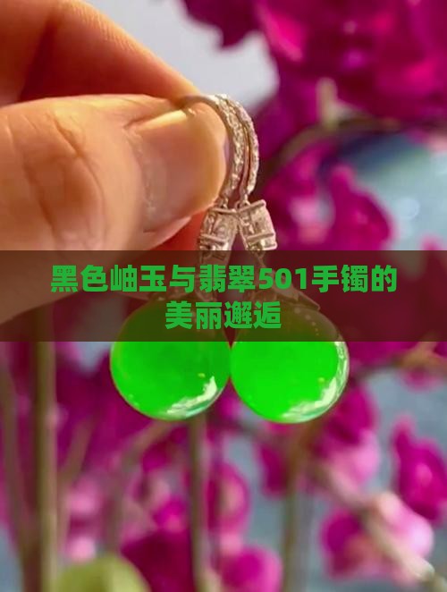 黑色岫玉与翡翠501手镯的美丽邂逅
