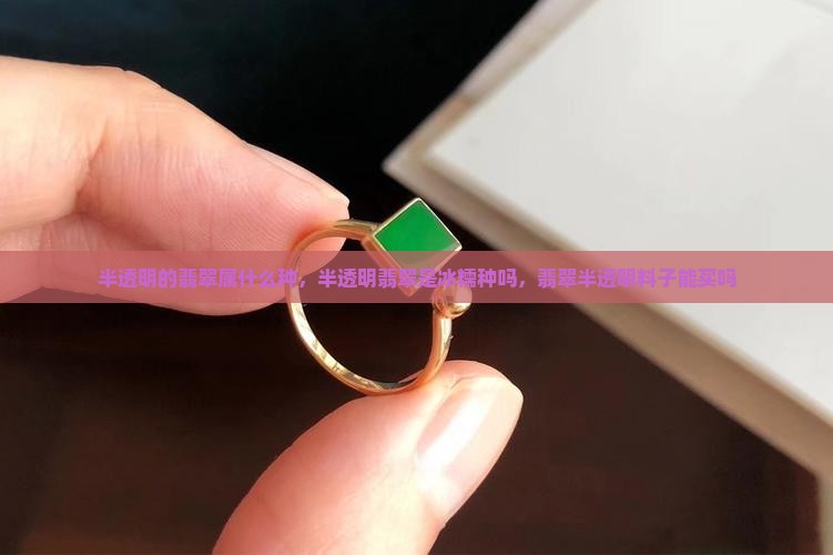 半透明的翡翠属什么种，半透明翡翠是冰糯种吗，翡翠半透明料子能买吗
