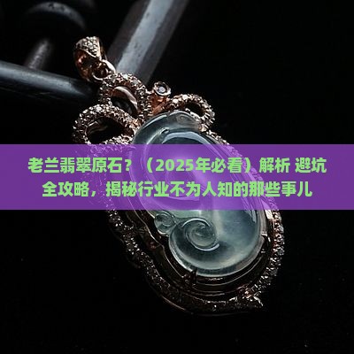老兰翡翠原石