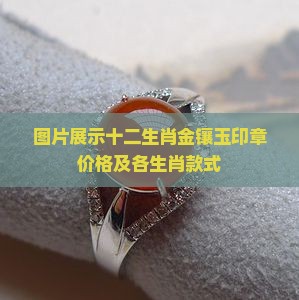 十二生肖金镶玉印章 十二生肖金镶玉印章