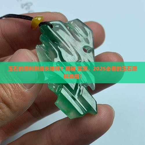 玉石的原料是什么样子的