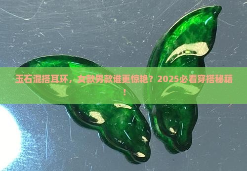 玉石混搭耳环推荐女款还是男款好看