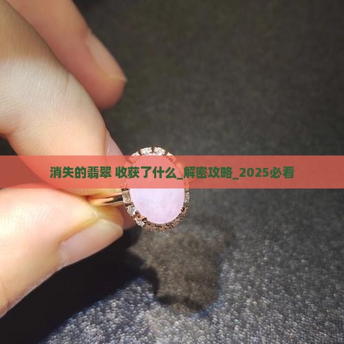消失的翡翠收获了什么