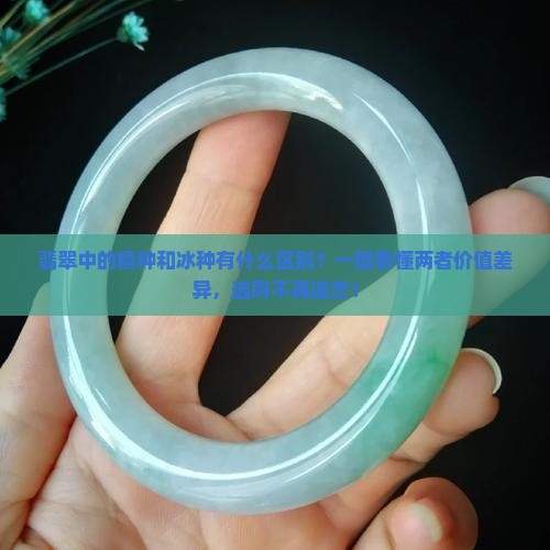 翡翠中的糯种和冰种有什么区别