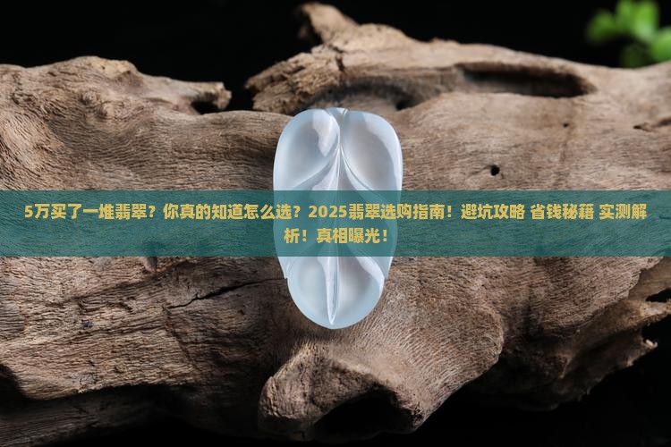 5万买了一堆翡翠