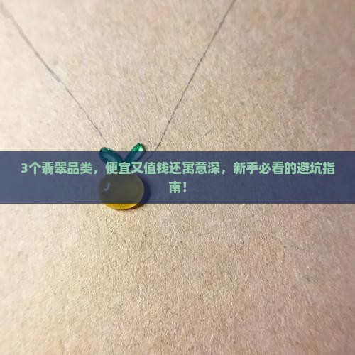 什么翡翠有寓意又便宜又值钱