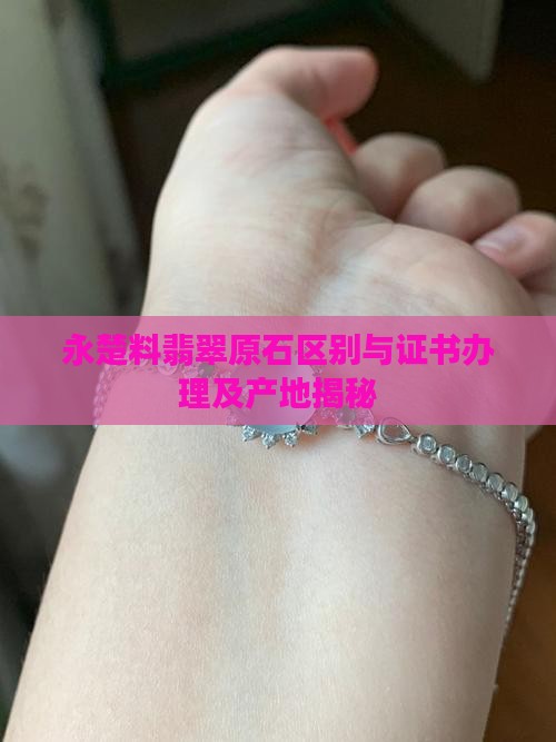 永楚料翡翠原石区别与证书办理及产地揭秘
