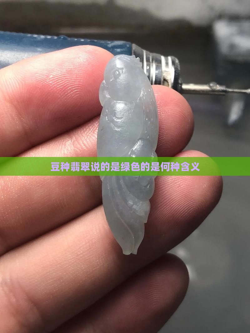 豆种翡翠说的是绿色的是何种含义