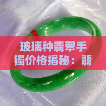 玻璃种翡翠手镯价格揭秘：翡翠手镯中的珍品