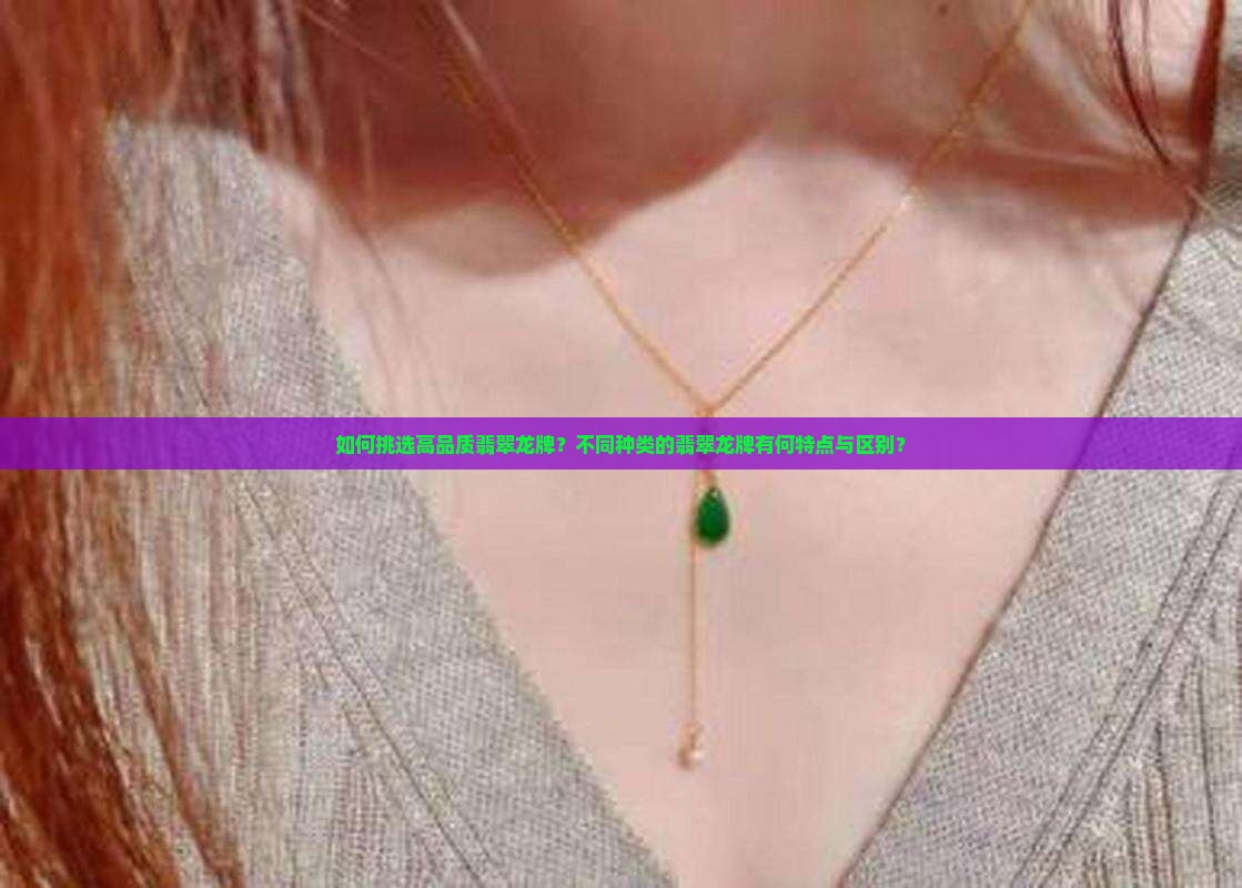 如何挑选高品质翡翠龙牌？不同种类的翡翠龙牌有何特点与区别？