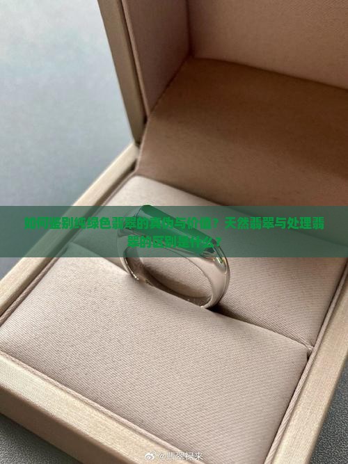 如何鉴别纯绿色翡翠的真伪与价值？天然翡翠与处理翡翠的区别是什么？