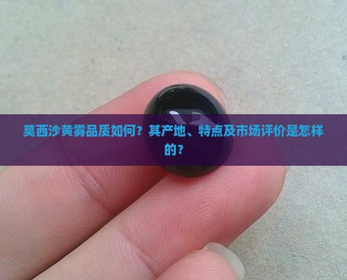莫西沙黄雾品质如何？其产地、特点及市场评价是怎样的？