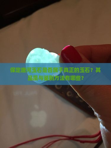 保定唐河玉石是否属于真正的玉石？其品质与鉴别方法有哪些？