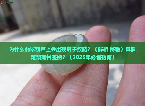 翡翠葫芦上有豹子