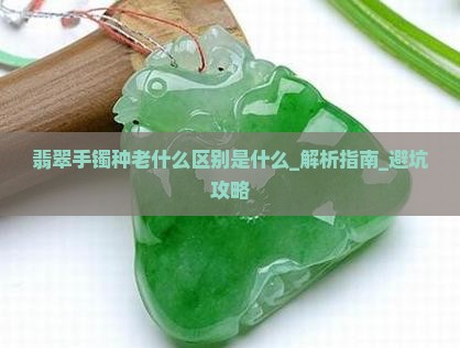 翡翠手镯种老什么区别是什么