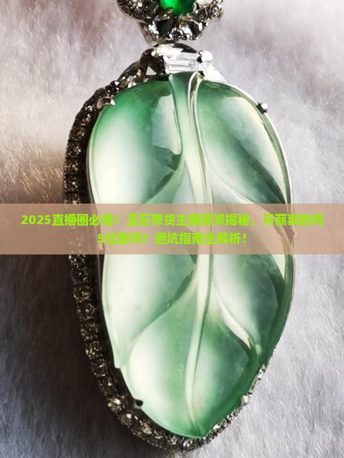 玉石带货主播薪资