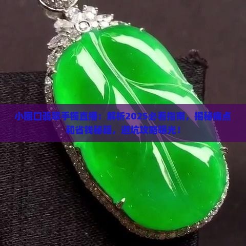 小圈口翡翠手镯直播