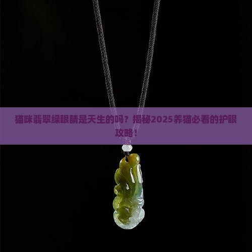 猫咪翡翠绿眼睛