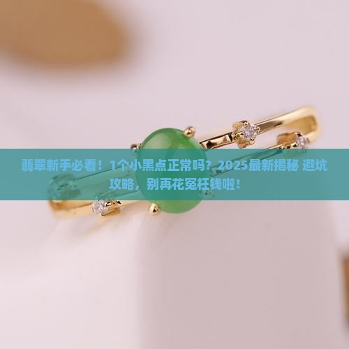 翡翠有一个小黑点正常吗
