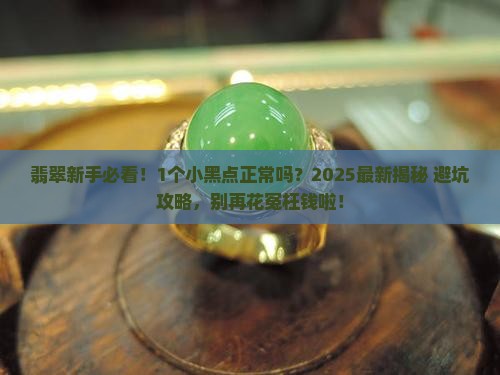 翡翠有一个小黑点正常吗