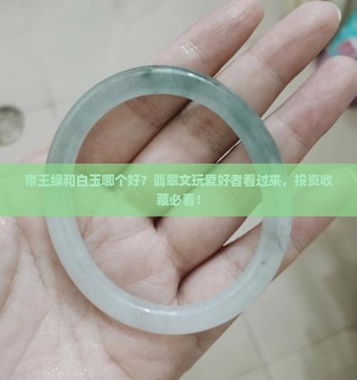 帝王绿和白玉哪个好？翡翠文玩爱好者看过来，投资收藏必看！
