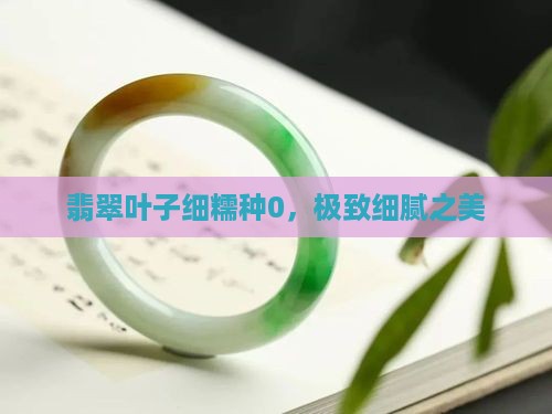 翡翠叶子细糯种0，极致细腻之美