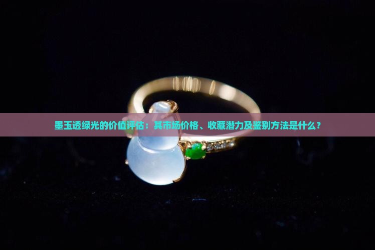 墨玉透绿光的价值评估：其市场价格、收藏潜力及鉴别方法是什么？