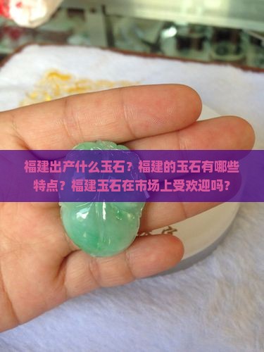 福建出产什么玉石？福建的玉石有哪些特点？福建玉石在市场上受欢迎吗？