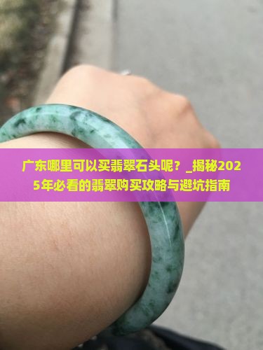 广东哪里可以买翡翠石头呢
