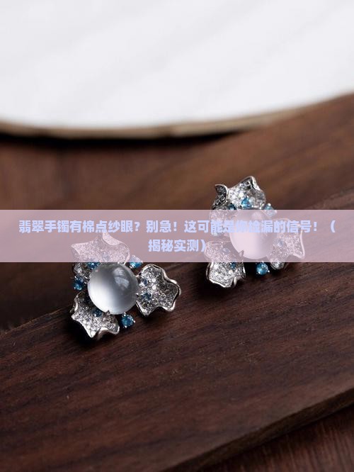 翡翠手镯棉点纱眼