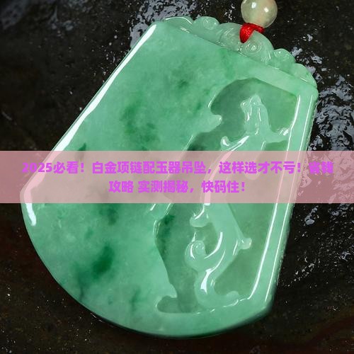 白金项链玉器吊坠 白金项链玉器吊坠