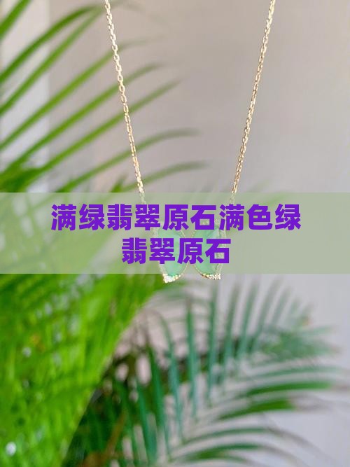 满色绿翡翠原石