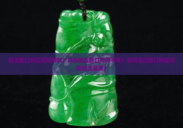 碧玉断口特征