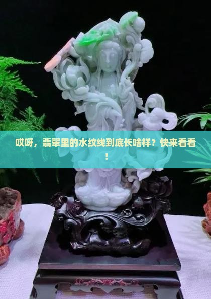 翡翠水纹线什么样子的