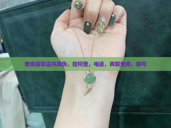 查询翡翠证书真伪