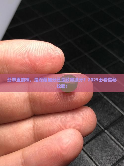 翡翠有棉的好还不好