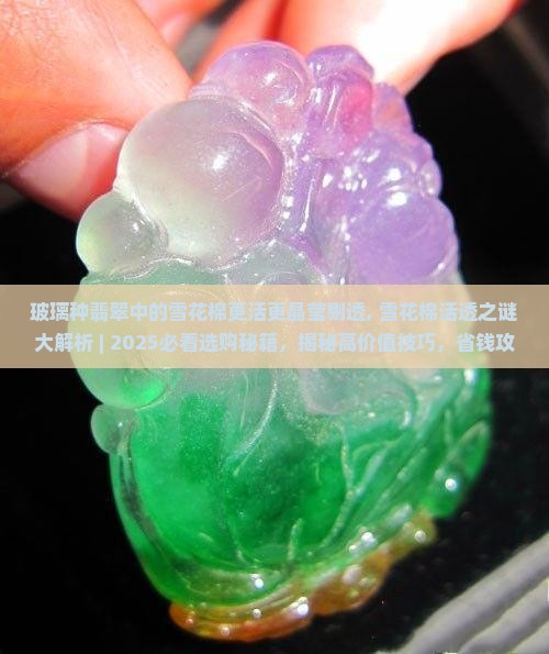 玻璃种翡翠中的雪花棉更活更晶莹剔透