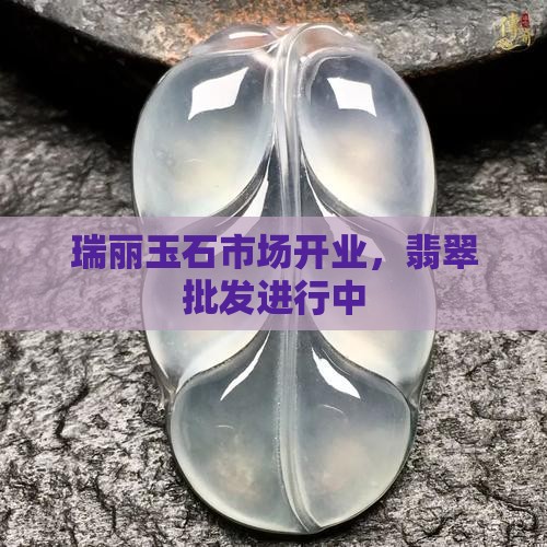 瑞丽玉器批发市场开业吗