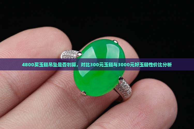 4800买玉髓吊坠是否划算，对比300元玉髓与3000元好玉髓性价比分析