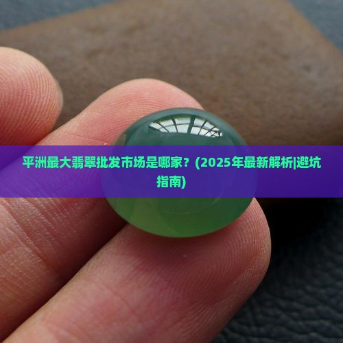 平洲最大翡翠批发市场是哪家的